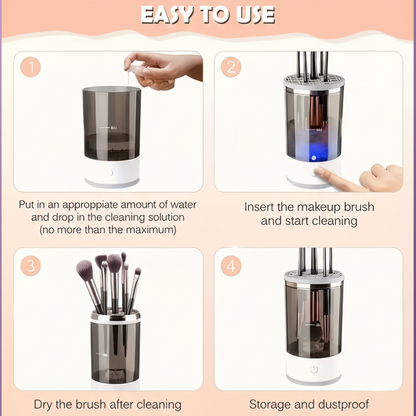 Easy to use guide with transparent logo properly placed